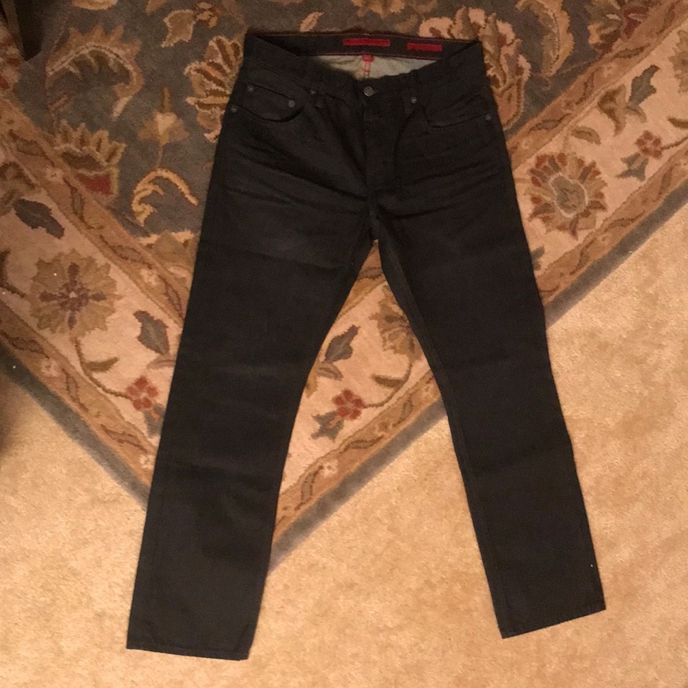 Banana Republic. 32x30 Limited Edition Vintage Straight. Men’s black jeans.